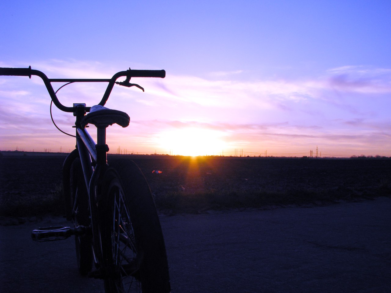 BMX на закате