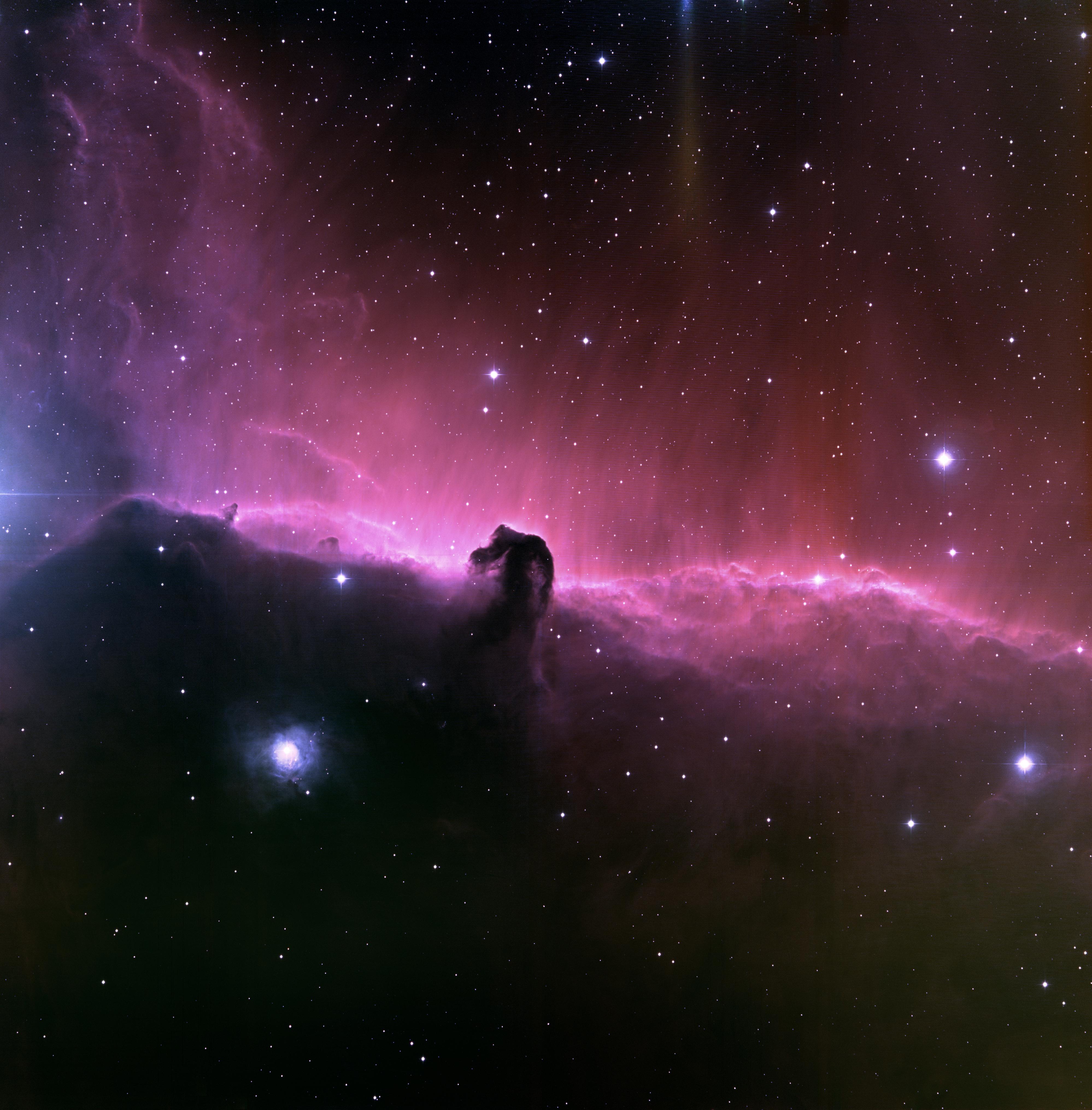 1024 x 576 для ютуба. Туманность конская голова (Barnard 33). Туманность Ориона конская голова. Туманность конская голова Хаббл. Туманности в космосе.