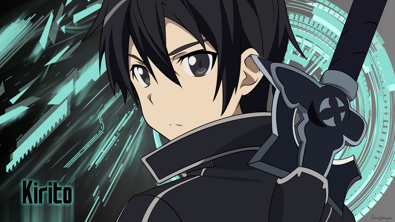 Наклейка Kirito PNG - AVATAN PLUS