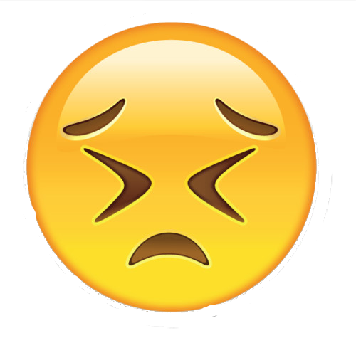 Наклейка Грустный смайлик PNG - AVATAN PLUS