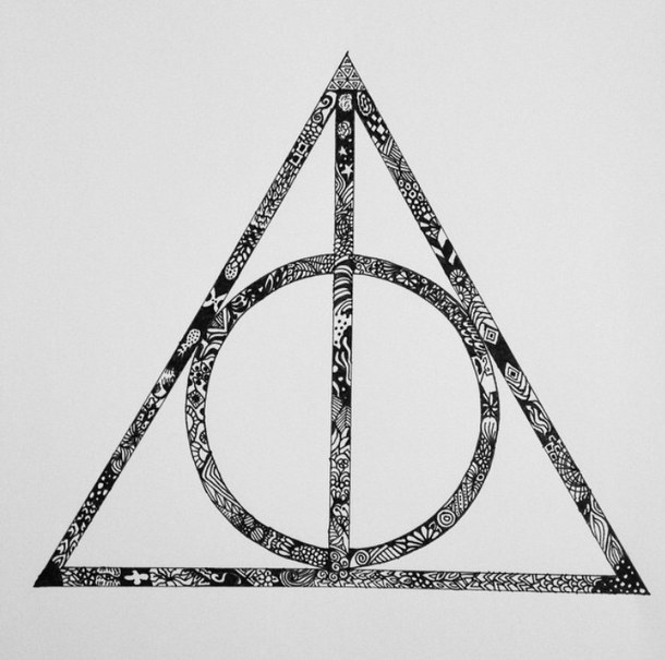 Дары смерти тату эскиз