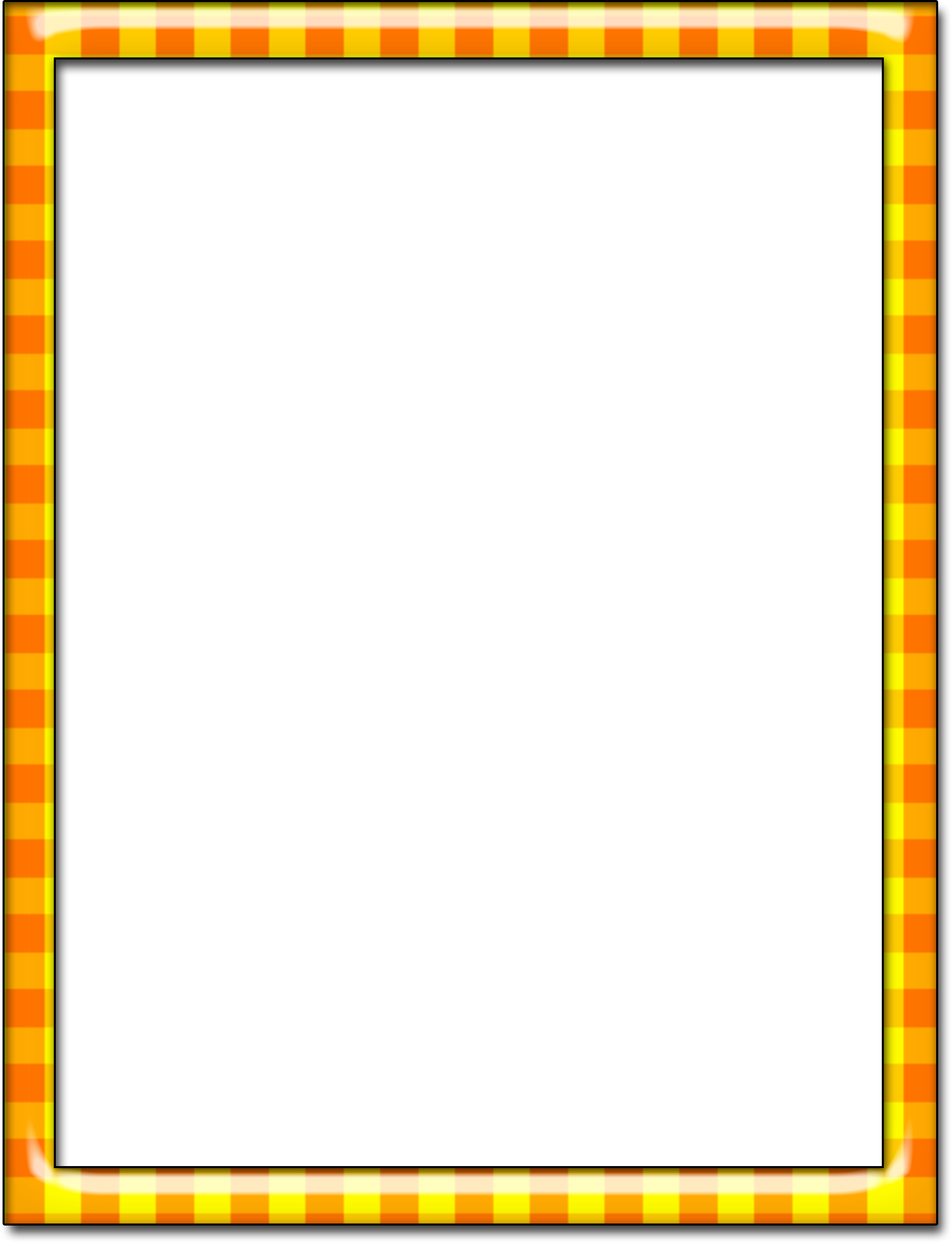 Оранжевая рамка png