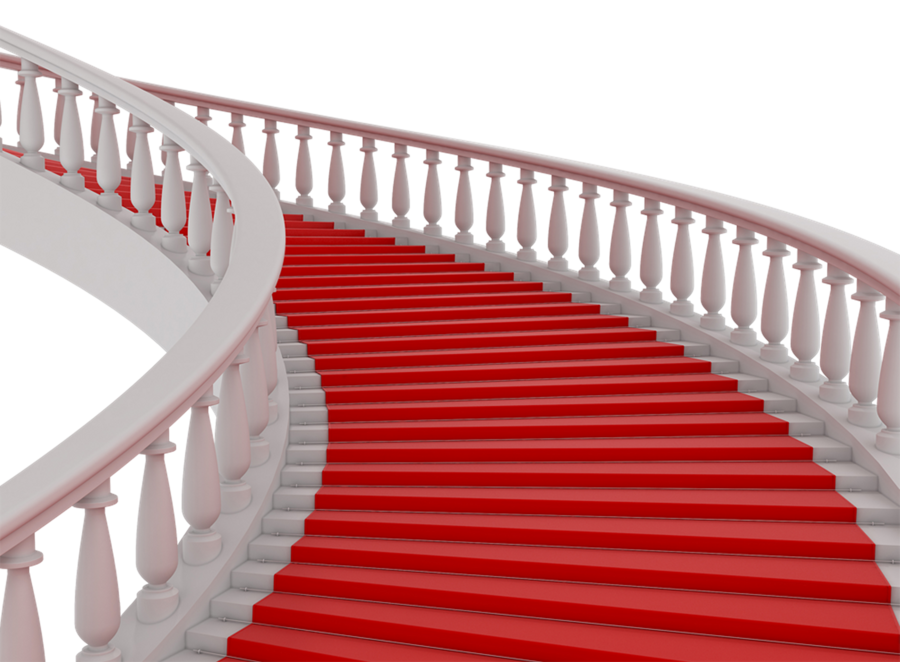 Ковер лестница красный скачать