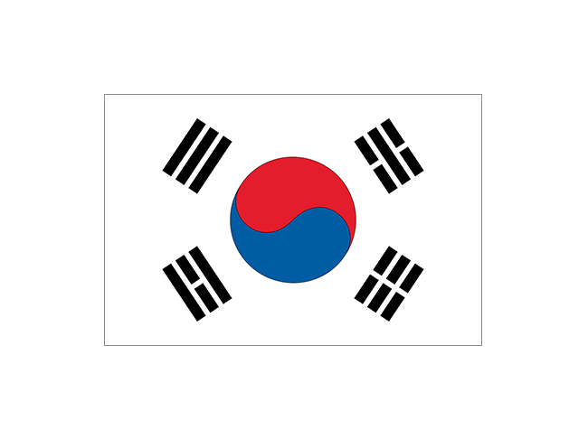 Флаг Южной Кореи Фото