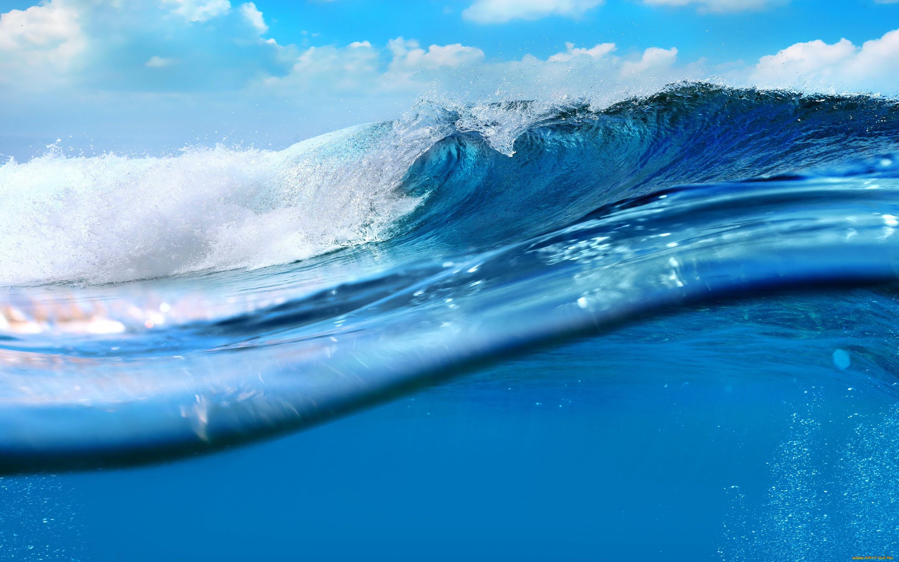 Берег волны океан прозрачная вода бесплатно
