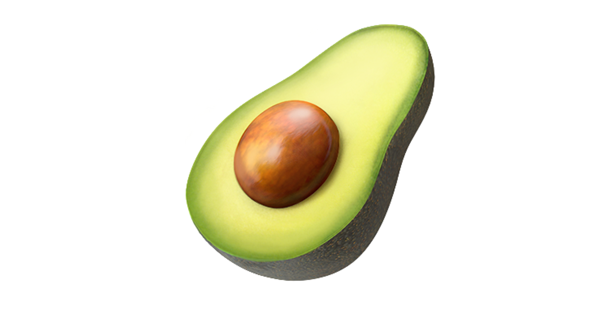  Avocado Emoji PNG AVATAN PLUS