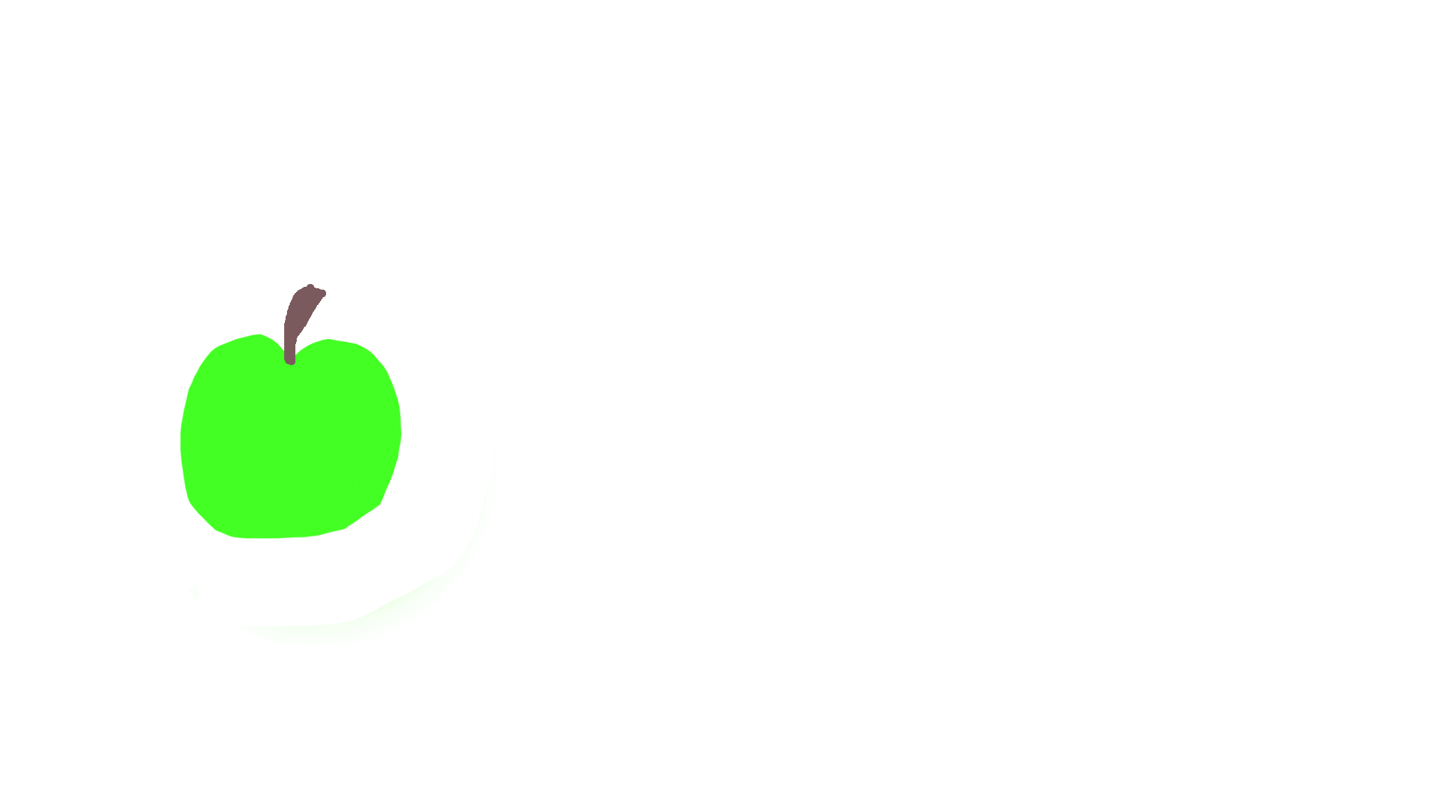 Наклейка яблочко PNG - AVATAN PLUS