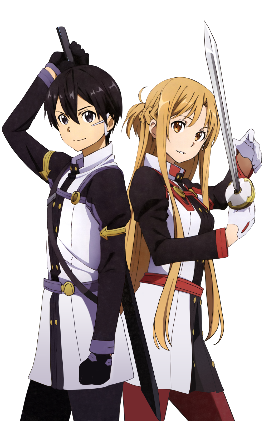 Наклейка Kirito Asuna 3 Png Avatan Plus