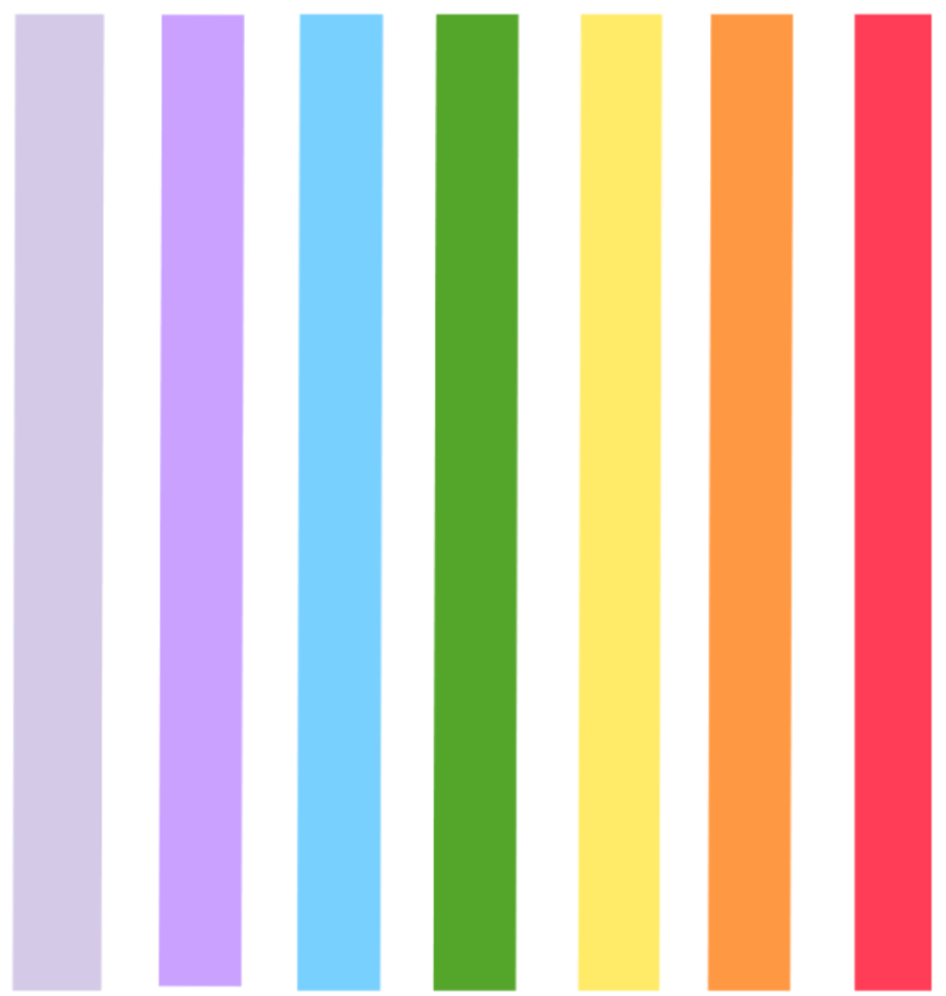 Цветные полоски. Разноцветные полоски для украшения. Разноцветные полоски разной ширины. Цветные полоски для вырезания. Наклей цветные полоски на круг